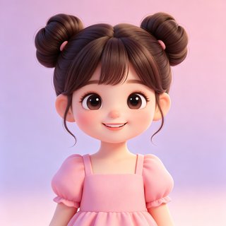 bubbly AI 软萌治愈女主人设头像